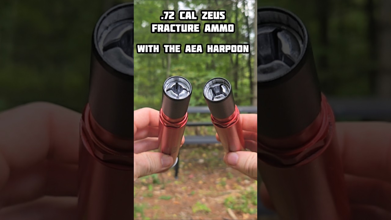AEA Harpoon Magnum Setup+Svarog Slugs .72 Cal. Airgun Ammo