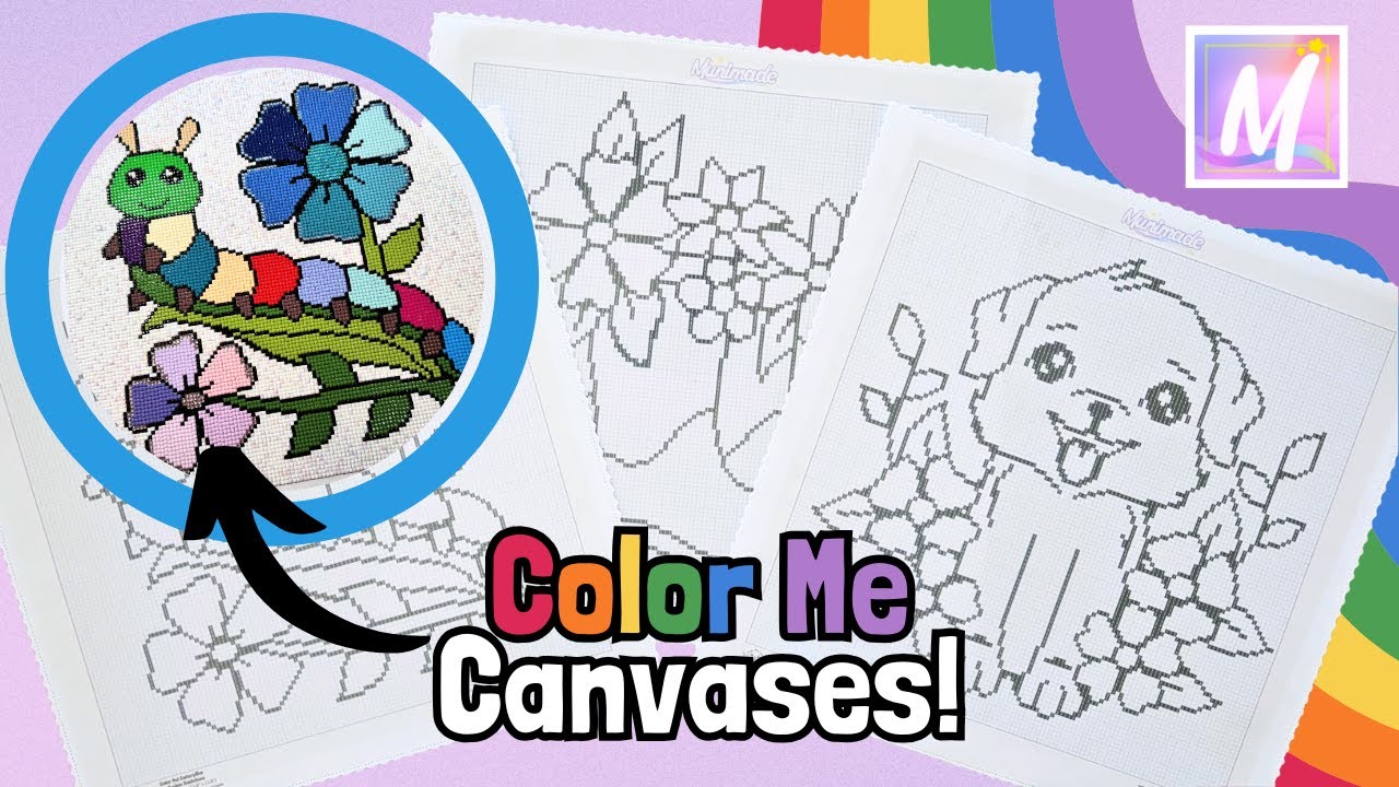 NEW Color Me Canvases! 🌈 Coloring Page DP Kits! 💕