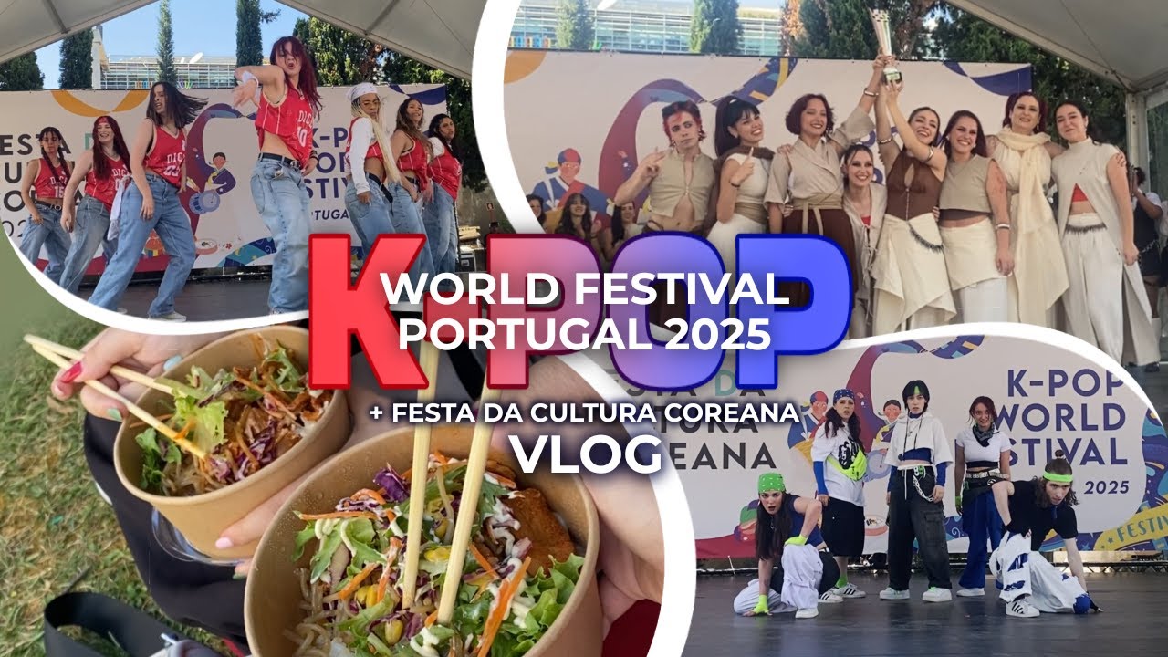 K-POP WORLD FESTIVAL PORTUGAL 2025 + Festa da Cultura Coreana | JUN'25 VLOG
