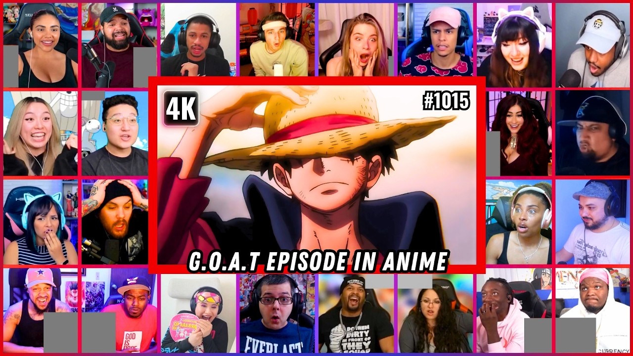 🔥🔥RED ROC MEGA MASHUP - One Piece Episode 1015 Mega Reaction Mashup - ワンピース第1015話メガリアクションマッシュアップ