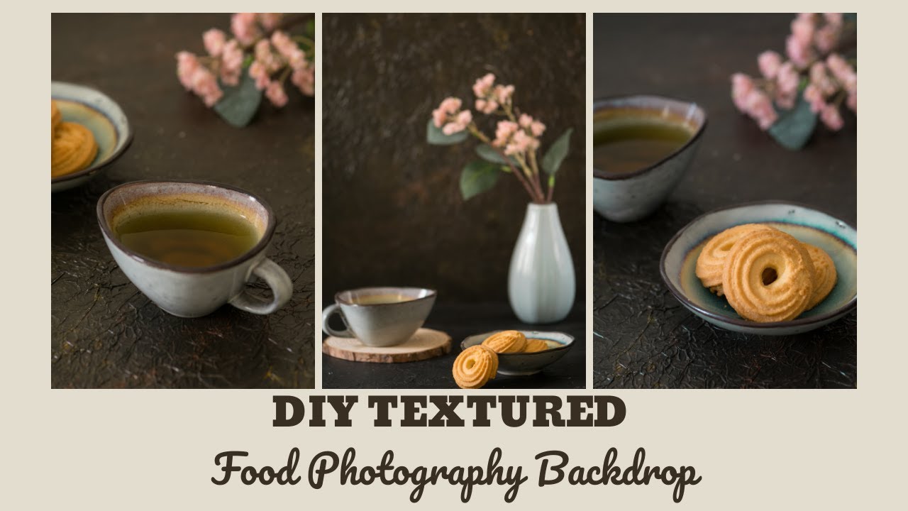 DIY TEXTURED FOOD/PRODUCT PHOTOGRAPHY BACKDROP