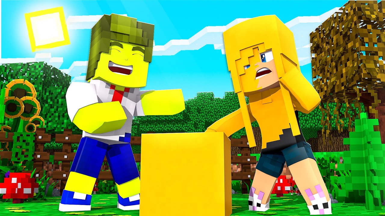 TUDO QUE VOCÊ TOCAR VIRA AMARELO NO MINECRAFT!