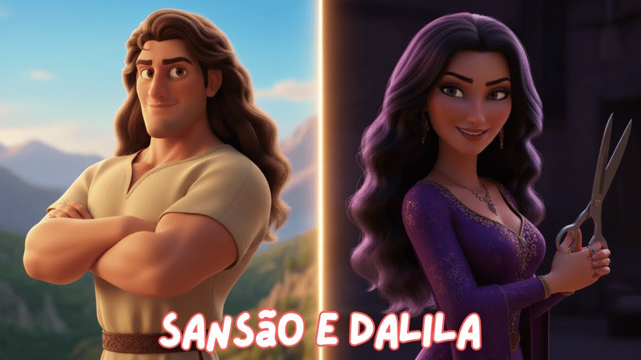 O SEGREDO de Sansão 🤫 História de Força e Sabedoria | Bíblia para Crianças