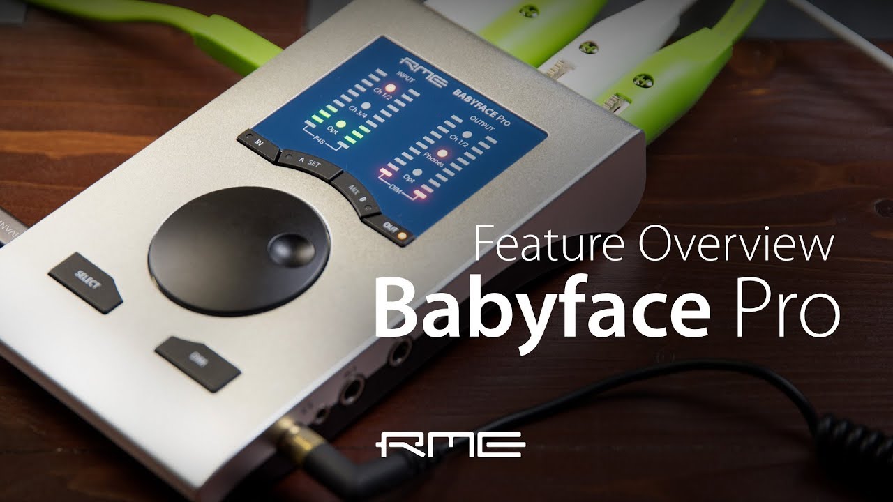 Аудиоинтерфейс Babyface Pro — обзор функций от RME Audio.