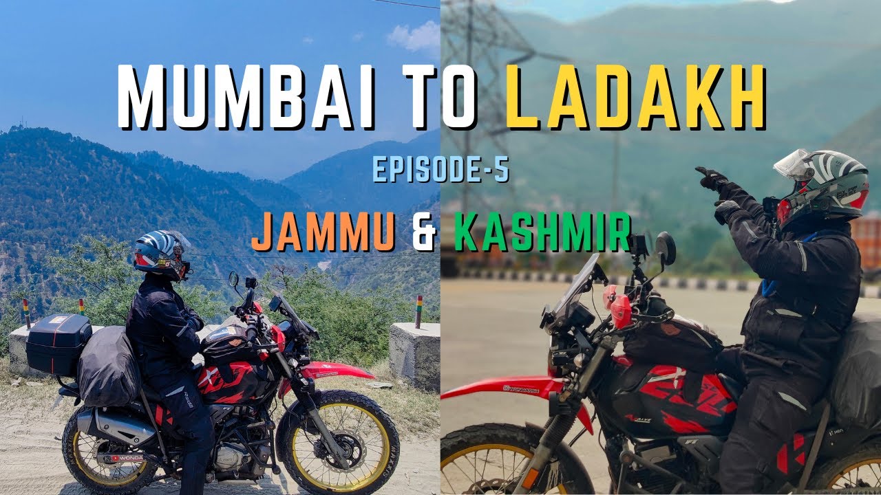 Mumbai To Ladakh EP - 5 | Udhampur To Sonamarg | Dal Lake | Finally Snowcap Mountains Dikh Rahe Hai