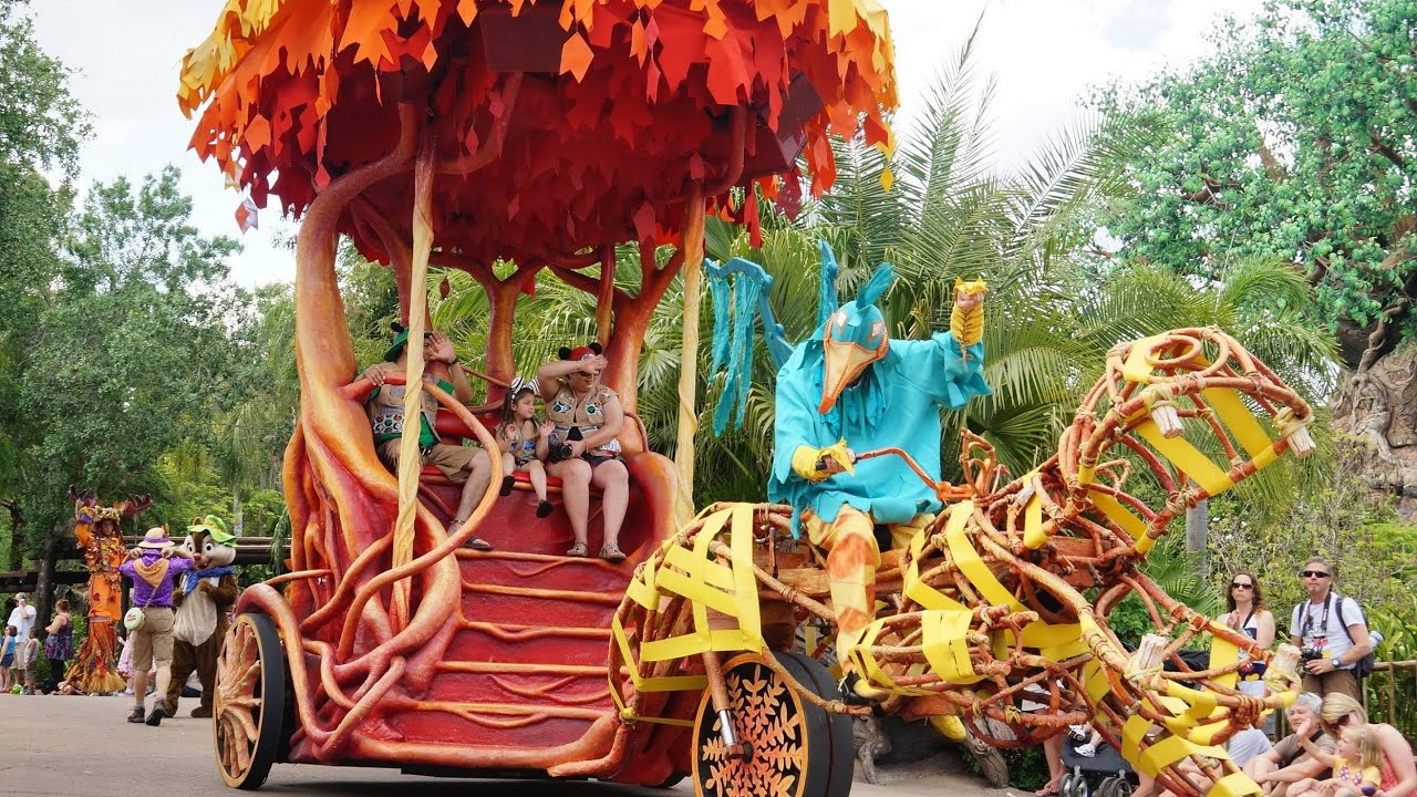 Mickey's Jammin' Jungle Parade at Disney World's Animal Kingdom