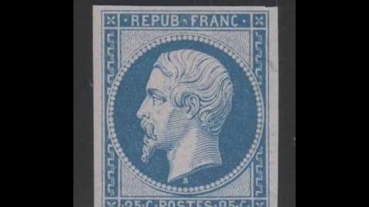 Napoleon III stamps from France