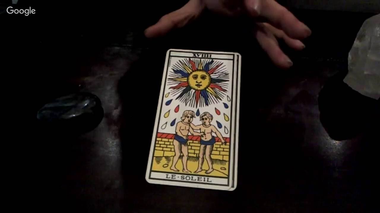 Tarot de Marseille: Soleil et Jugement