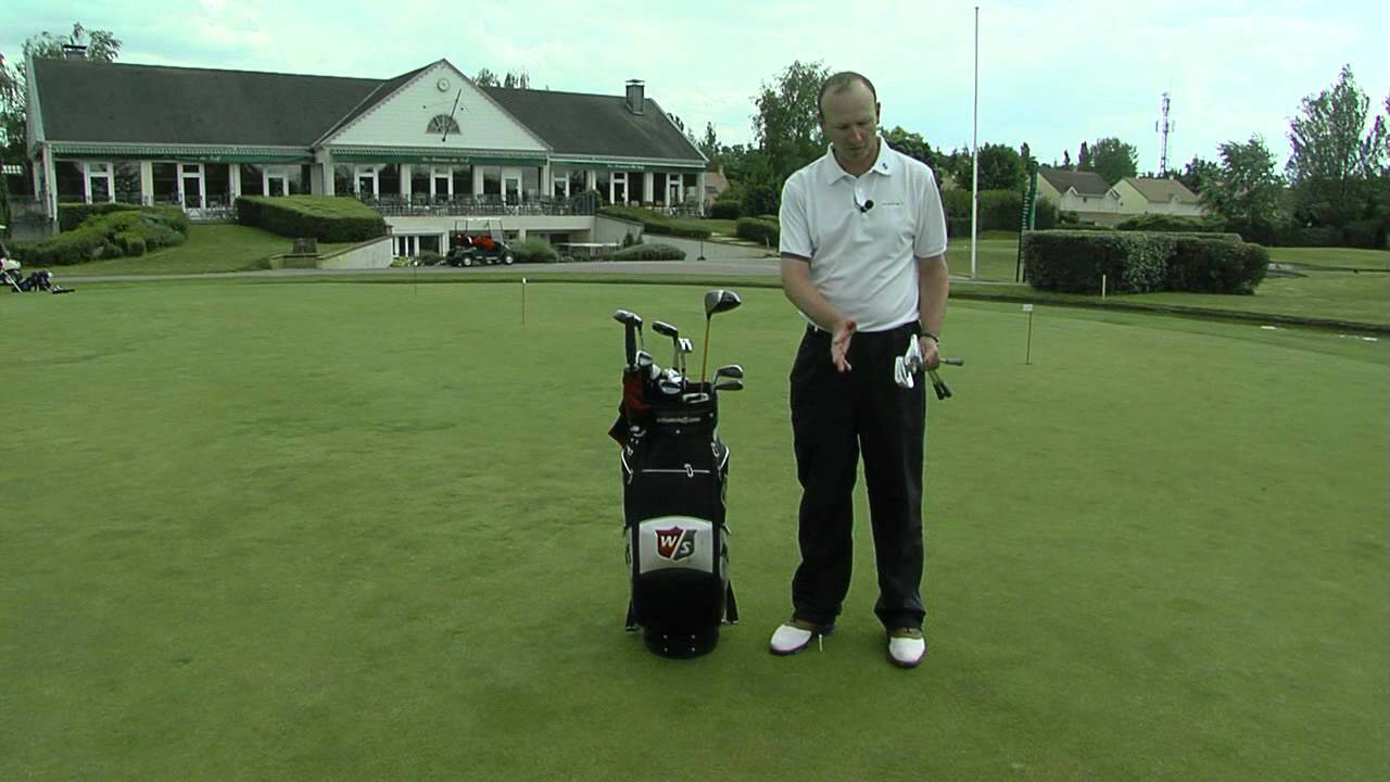 Pr&eacute;sentation d'un sac de Golf