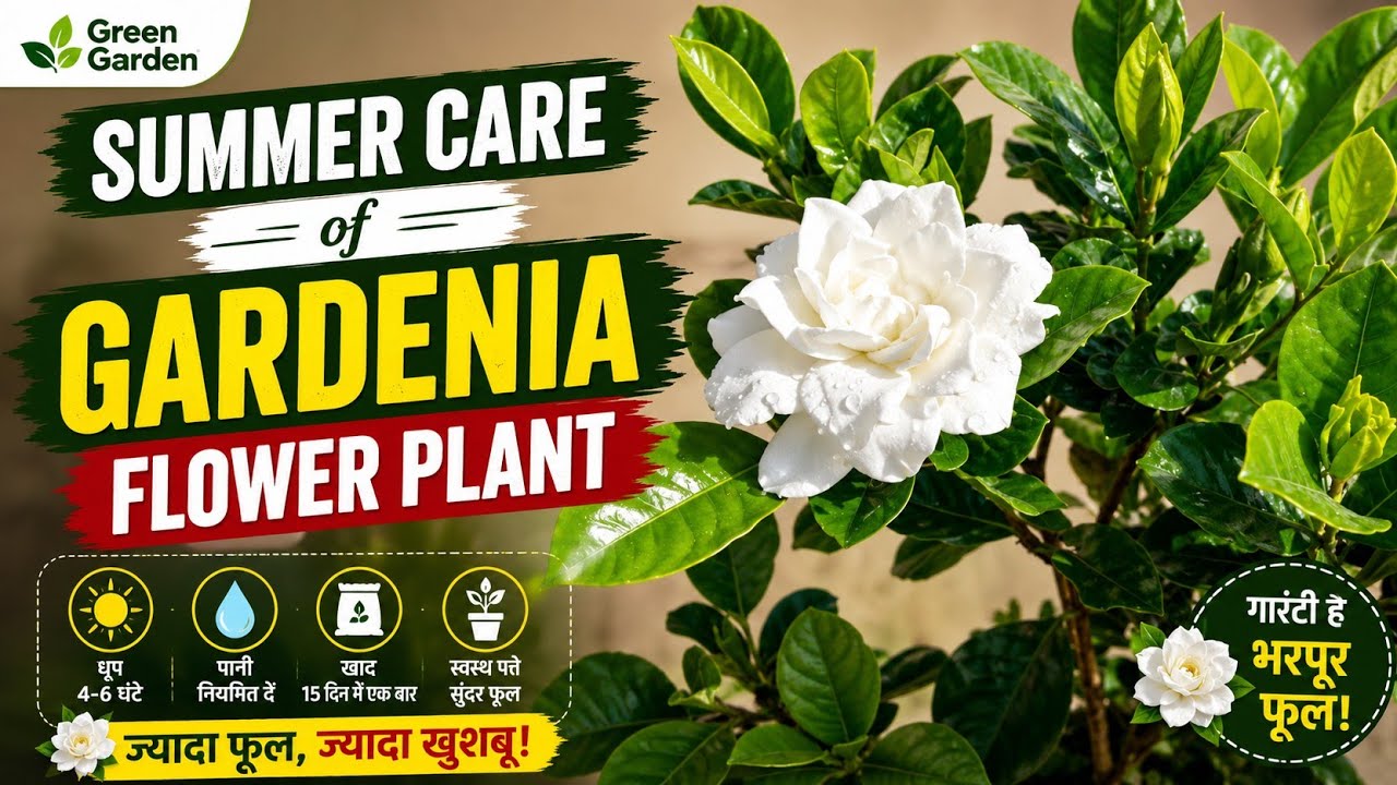 Gandhraj / Gardenia flower plant की care summer me kaise kare ?