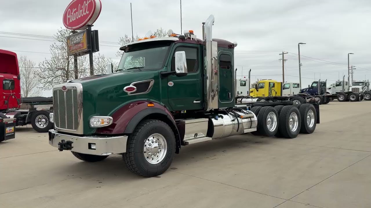 Грузовик Peterbilt 567 Heavy Haul 2027 года выпуска! Спальная кабина 44 фута, мощность 605 л.с., ...