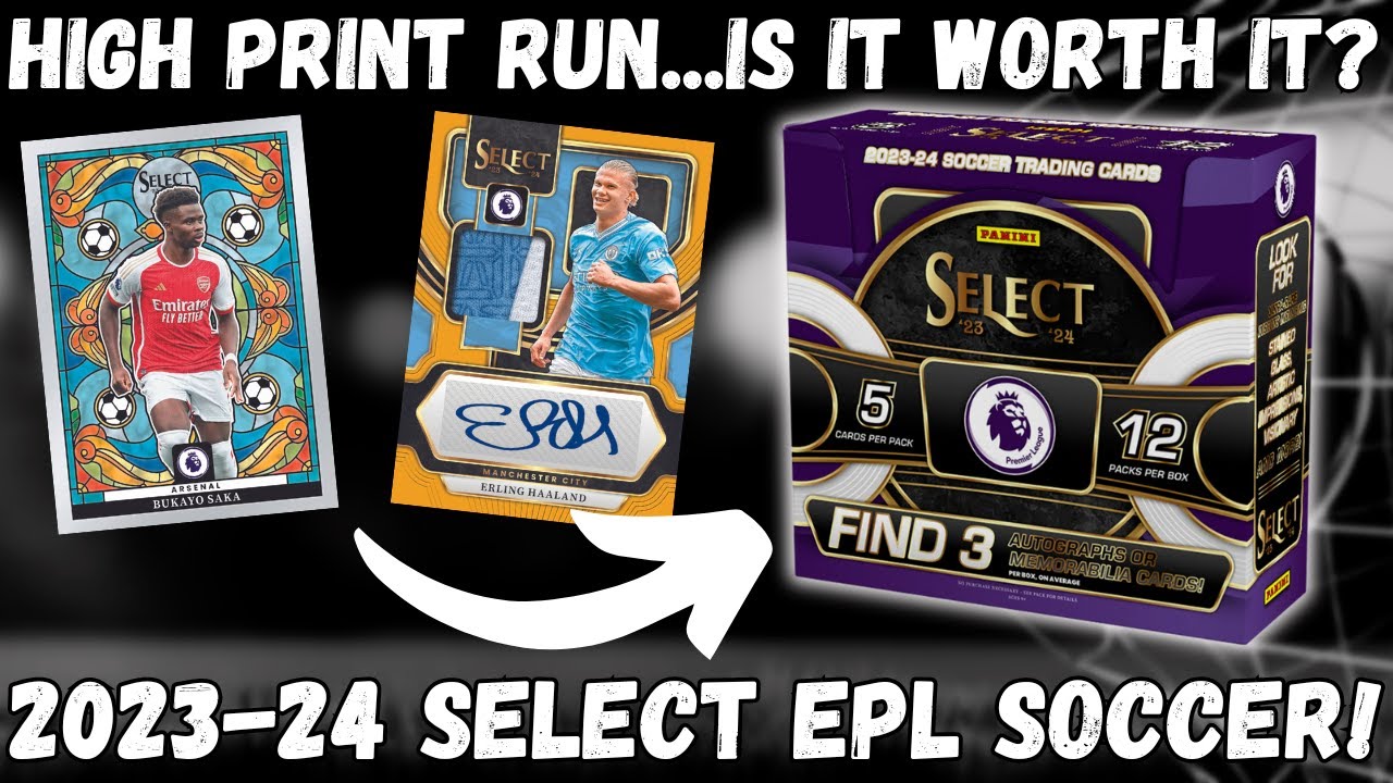 GOLD AUTO! 2023-24 Panini Select EPL Hobby Box Review!