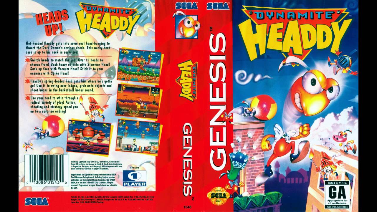 [SEGA Genesis Music] Dynamite Headdy - Full Original Soundtrack OST