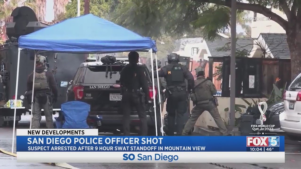 San Diego Police Officer Shot, Suspect Arrested