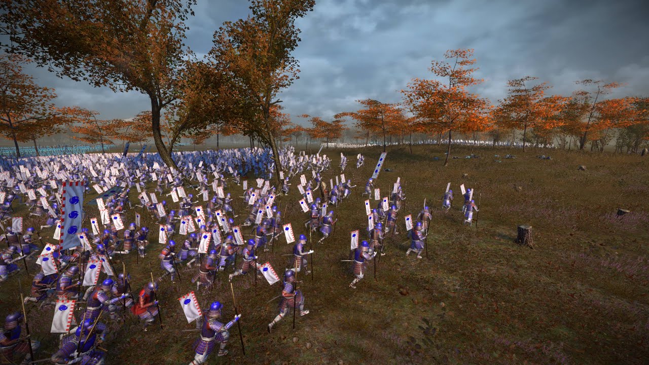 2,000 Yari Samurai Ambush - Shogun 2 3v3 - Total War Multiplayer