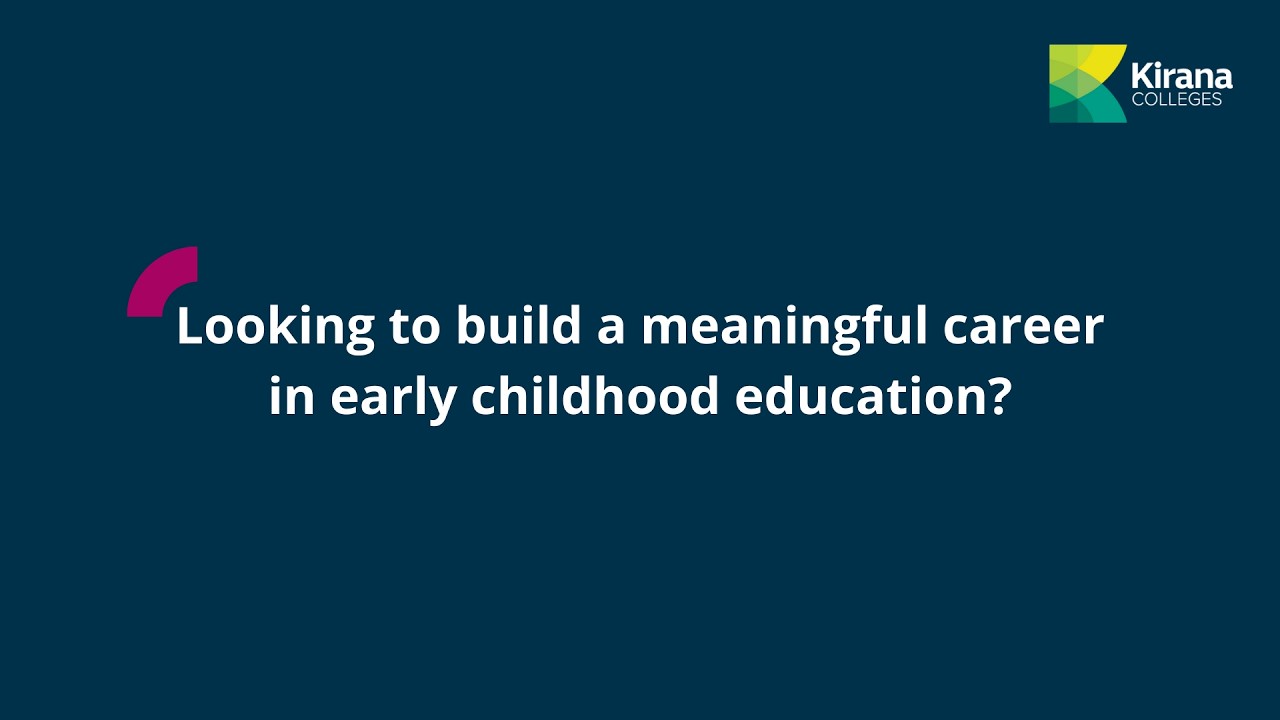 Looking to build a meaningful career in early childhood education?