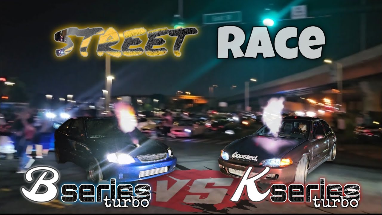 street race Bseries turbo coupe vs kseries turbo hatch