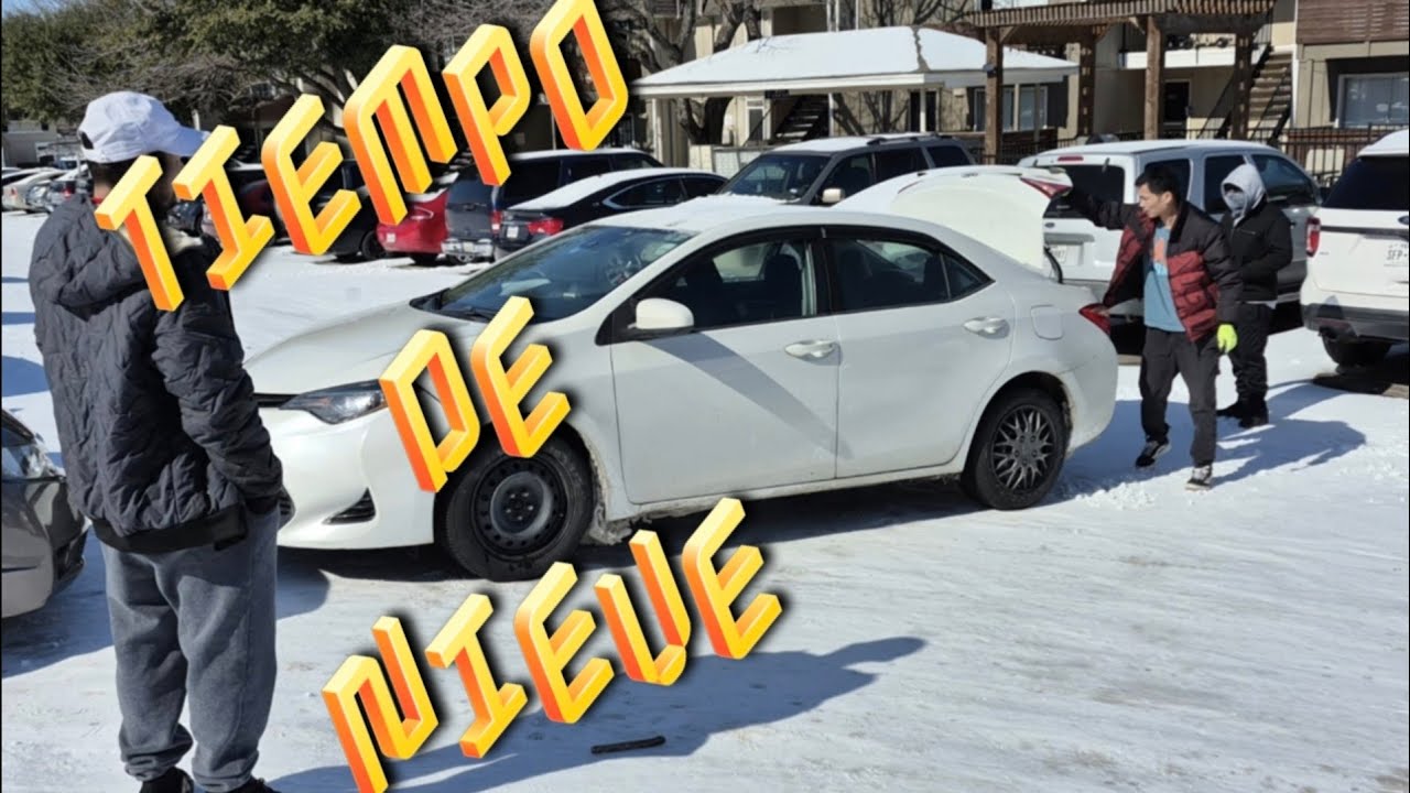 NIEVE EN GRAPEVINE TEXAS