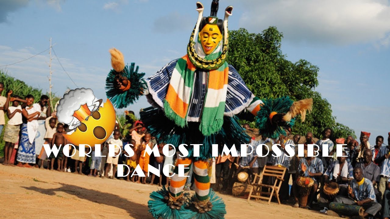 THE worlds most impossible dance - The Zaouli dance of the Ivory Coast, West Africa