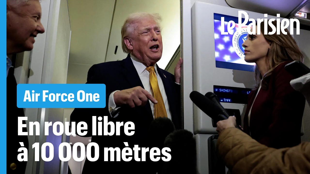 « Son studio préféré » : comment Trump utilise Air Force One pour son show médiatique