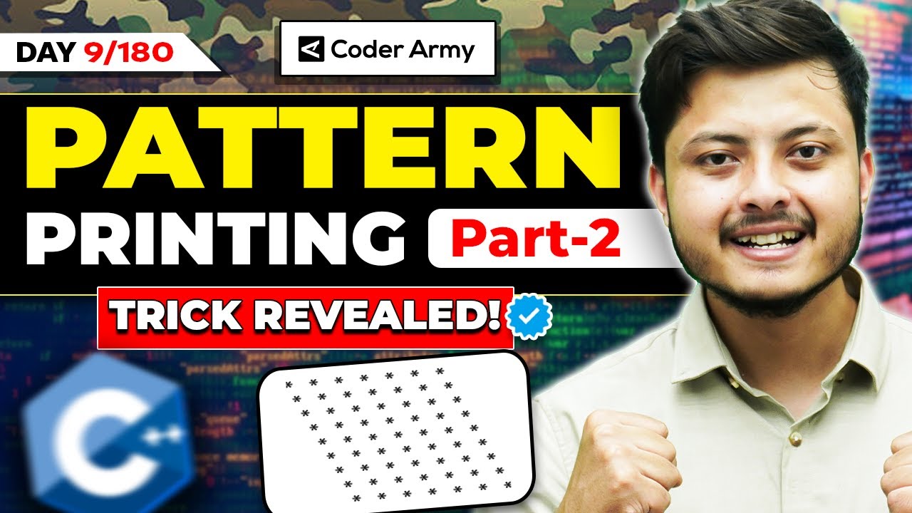Lecture 07: Solve Any Pattern Problem with Simple Trick Part-2