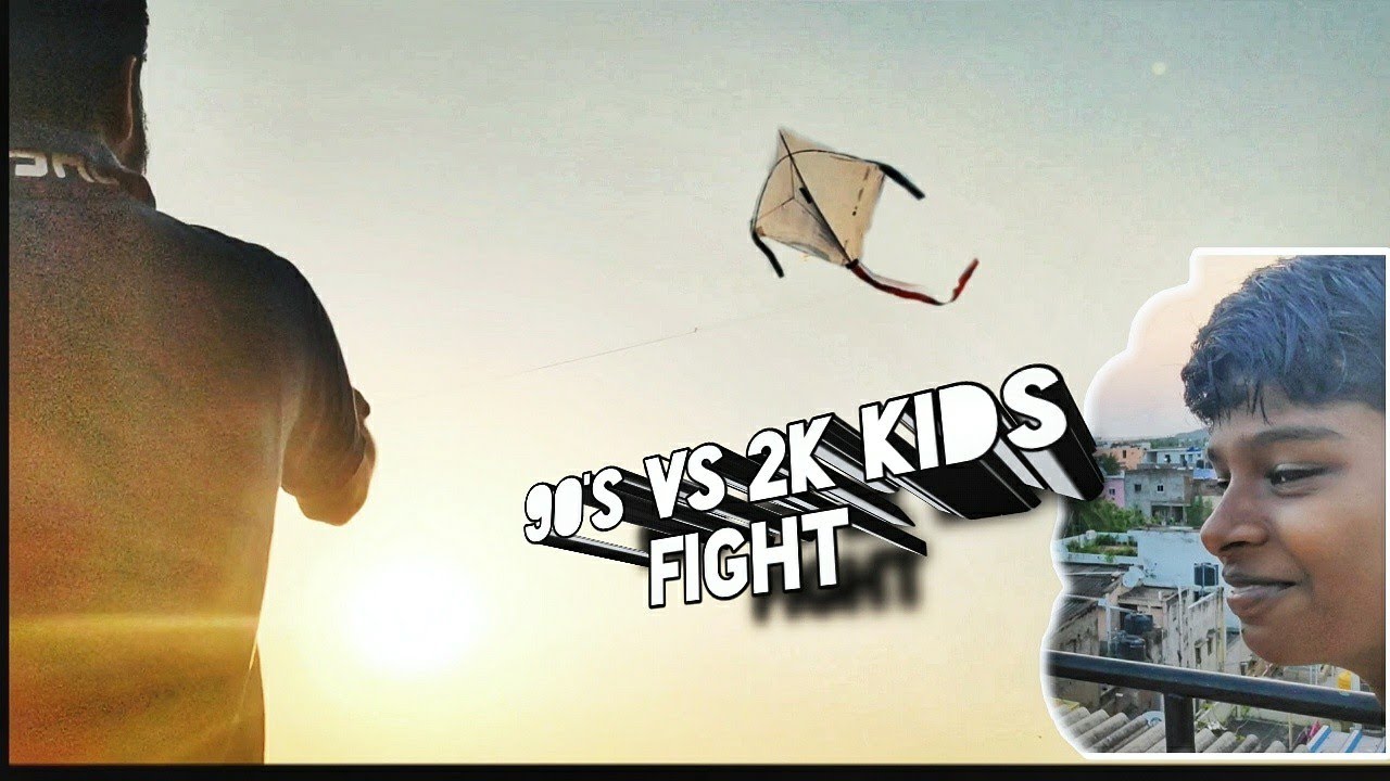 Recreating the 90's kids life | 90's vs 2k kids | kite fight | how to make kite #DIY  #quarantine