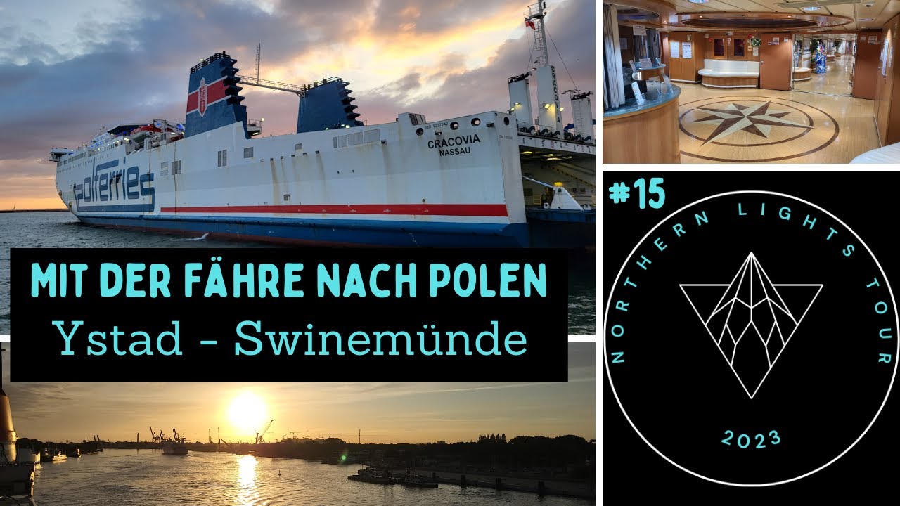 Von Schweden nach Polen mit Polferries 2023 | 1 Nacht an Board | Wie gut ist die polnische Fähre?