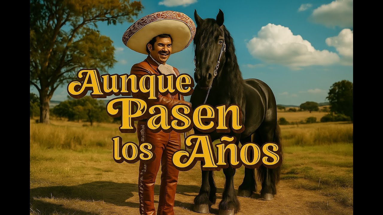 Aunque pasen los años (LYRYC VIDEO) (MARIACHI ESTILO VICENTE FERNÁNDEZ) 2025