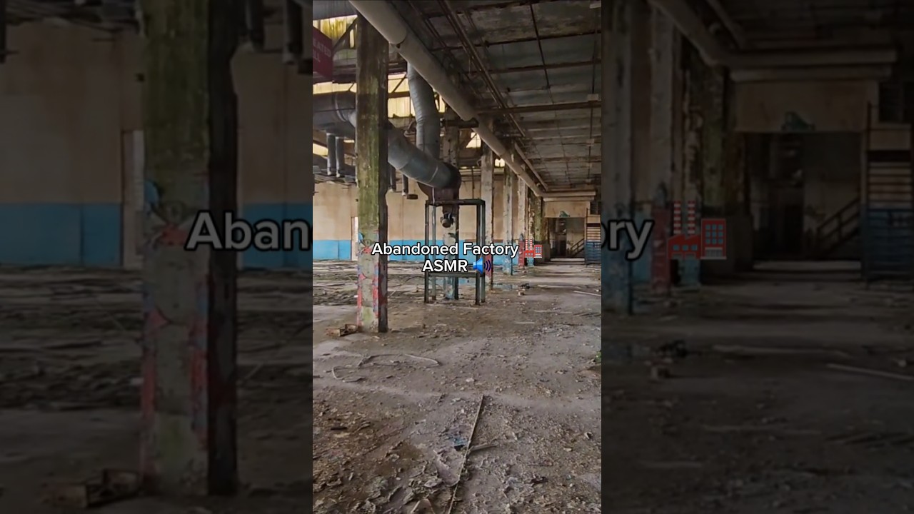 Abandoned Factory AMSR 🔊#urbex #urbexphotography #urbexphoto #urbexpeople #urbexworld #urbexplaces