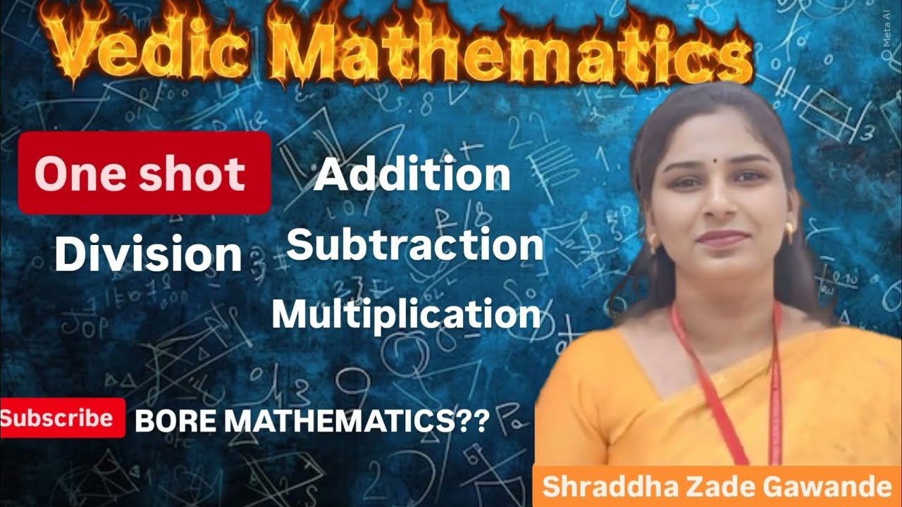One shot on unit I part I in Vedic Mathematics @ BORE MATHEMATICS??