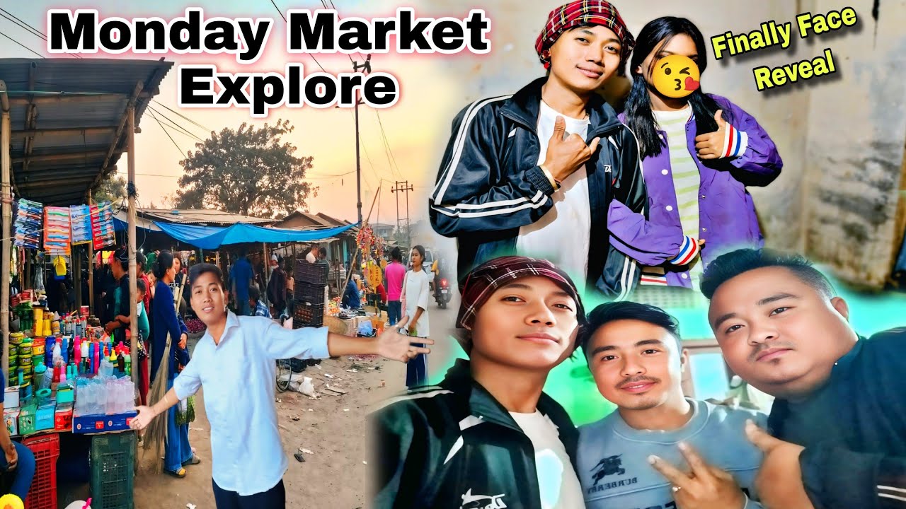 Yahan Ka Famous Monday Market Explore Kiya // Finnally Aaj To Face Reveal Kara Diyaa🥰.