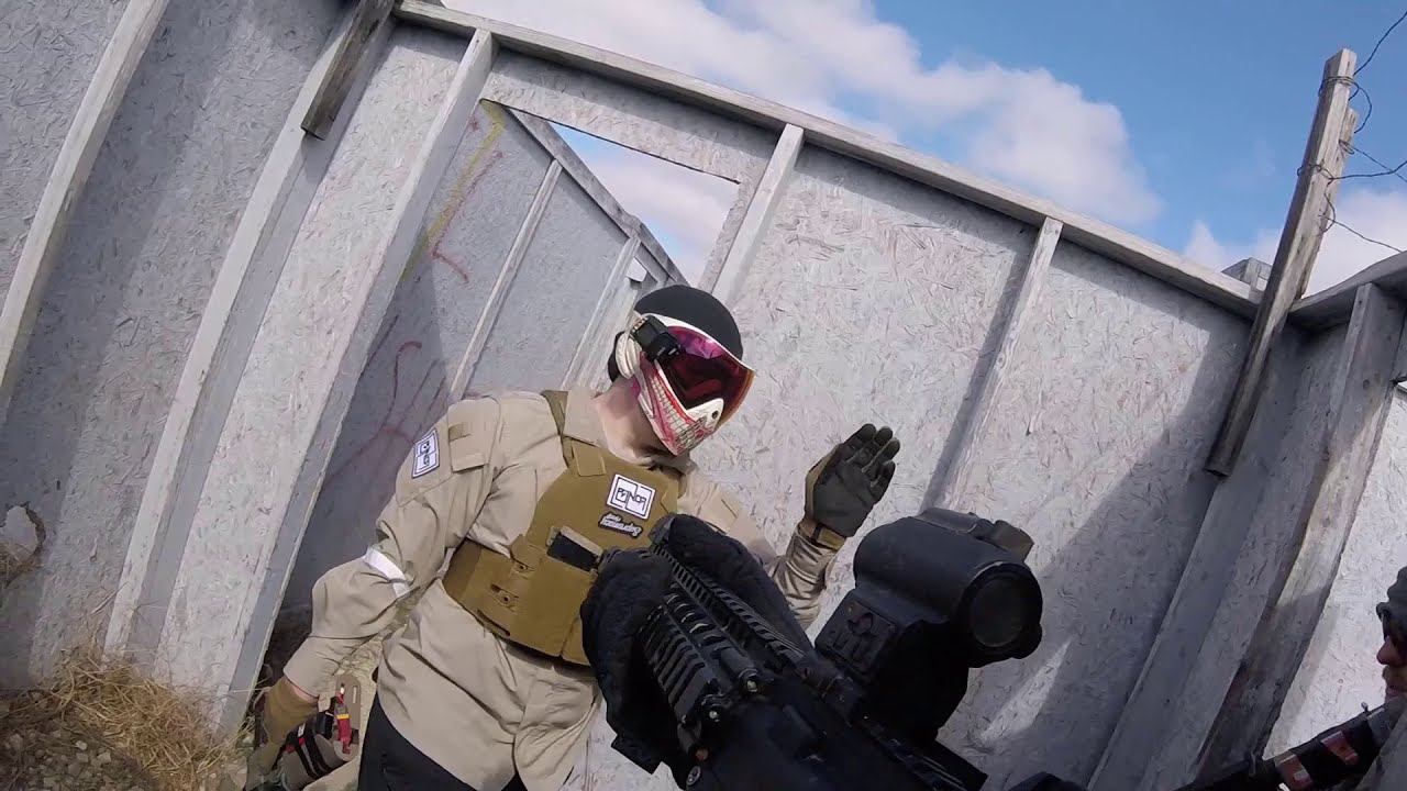 ZB Airsoft's gopro gets shot out again