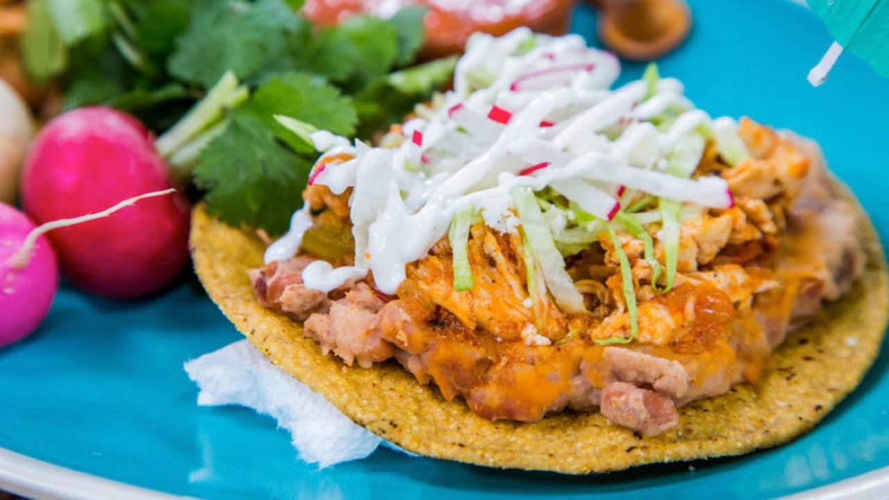 Chef Marcela Valladolid’s Chicken Tinga Tostadas