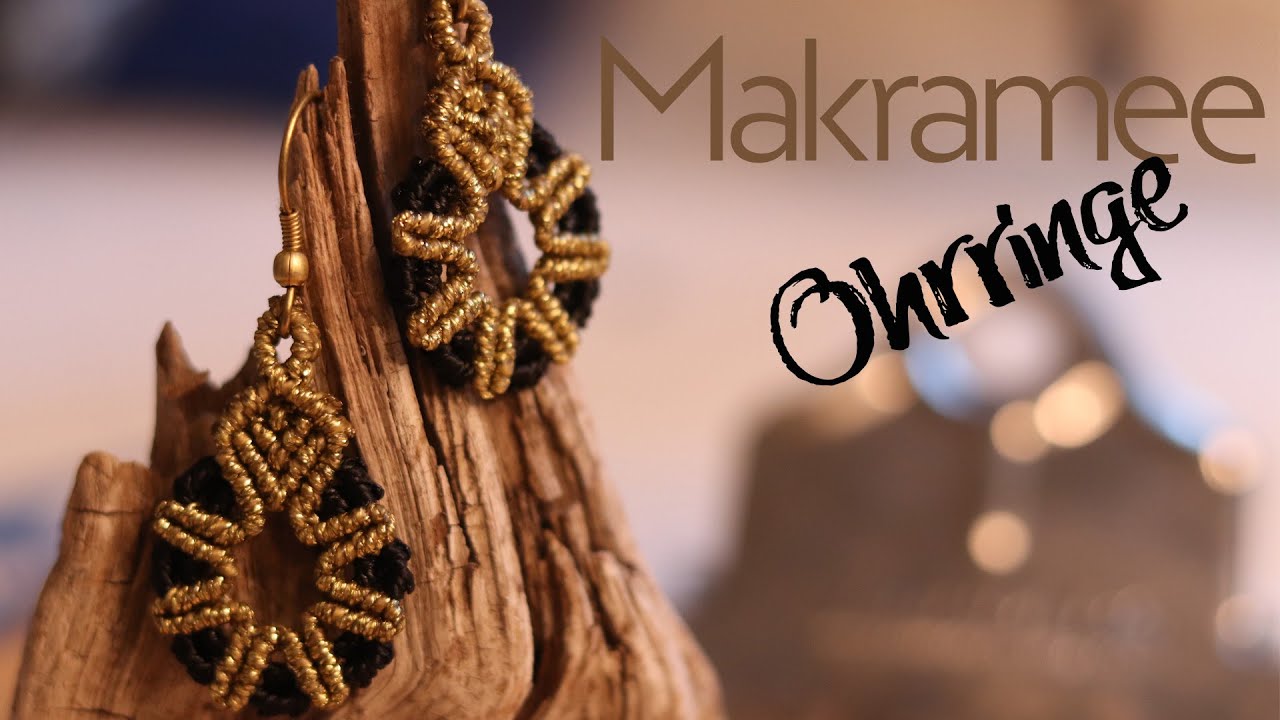 Makramee- Ohrringe