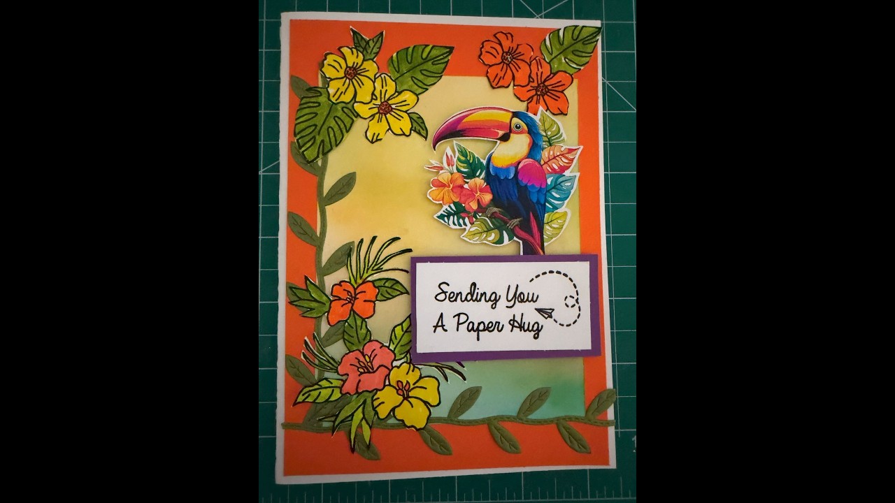 Creating my Craft Roulette card for episode #308