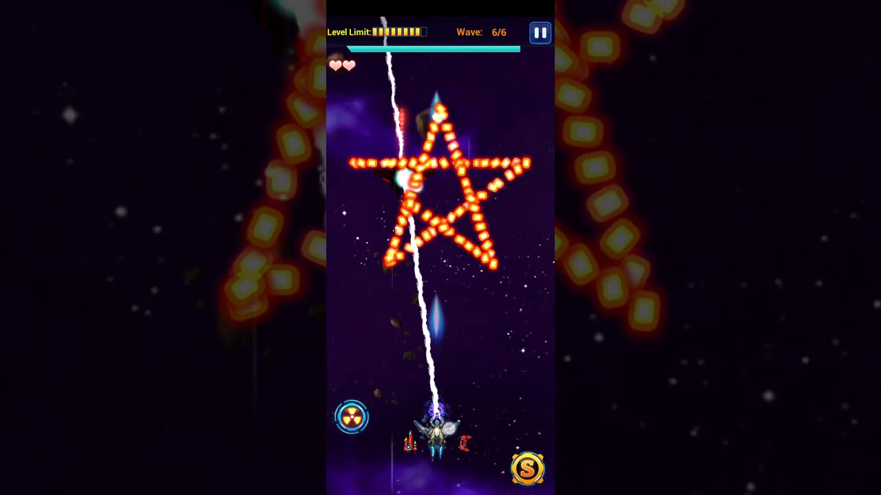 Galaxy sky shooting Dark Ares