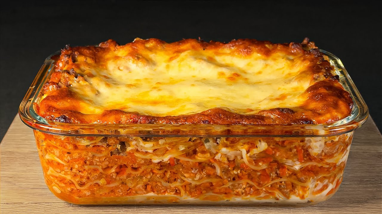 Самая вкусная домашняя лазанья! Лучше, чем в итальянском ресторане.