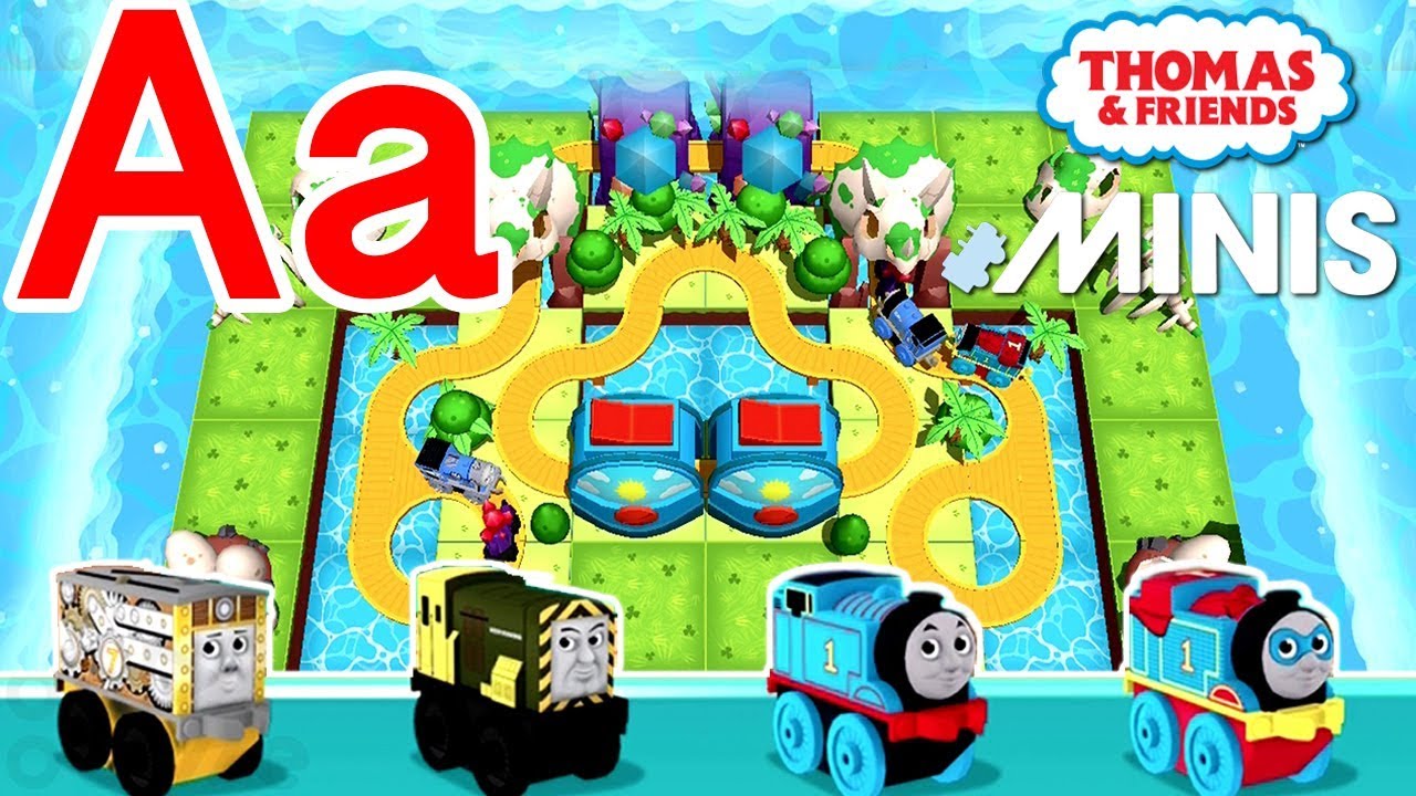 Aa — Learn ABCs with Thomas and Friends Minis ★ Build Your Own letter 