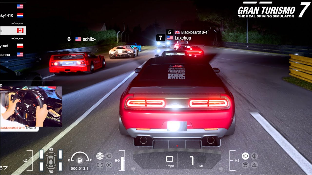 Dodge DEMON Joining REALISTIC TX2K Drag Racing NIGHT Server - Gran Turismo 7!!