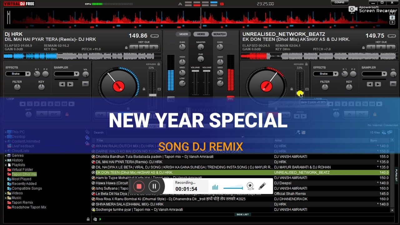 New Year 2026 Special || Tapori Dj Dhol Mix Song Collection || SR Dj SKN 