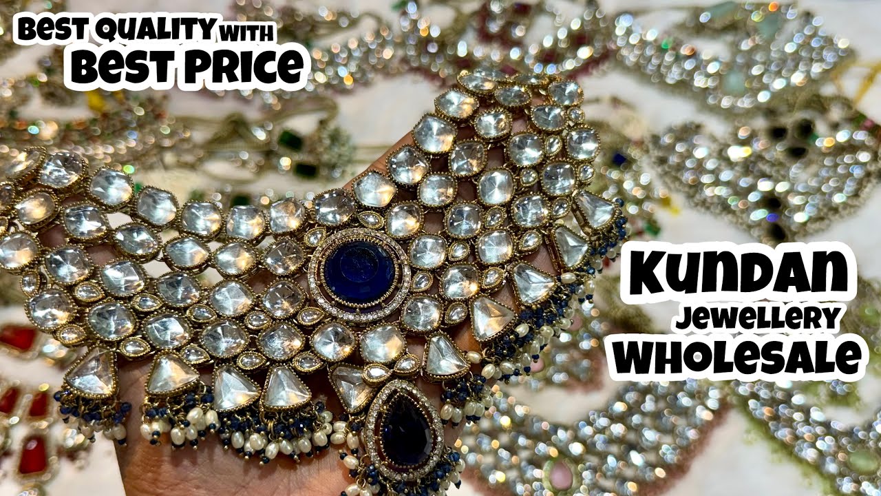 Kundan Jewellery Wholesale| Artificial Jewellery Wholesale Market SadarBazar Delhi | Bridal Jewelry 