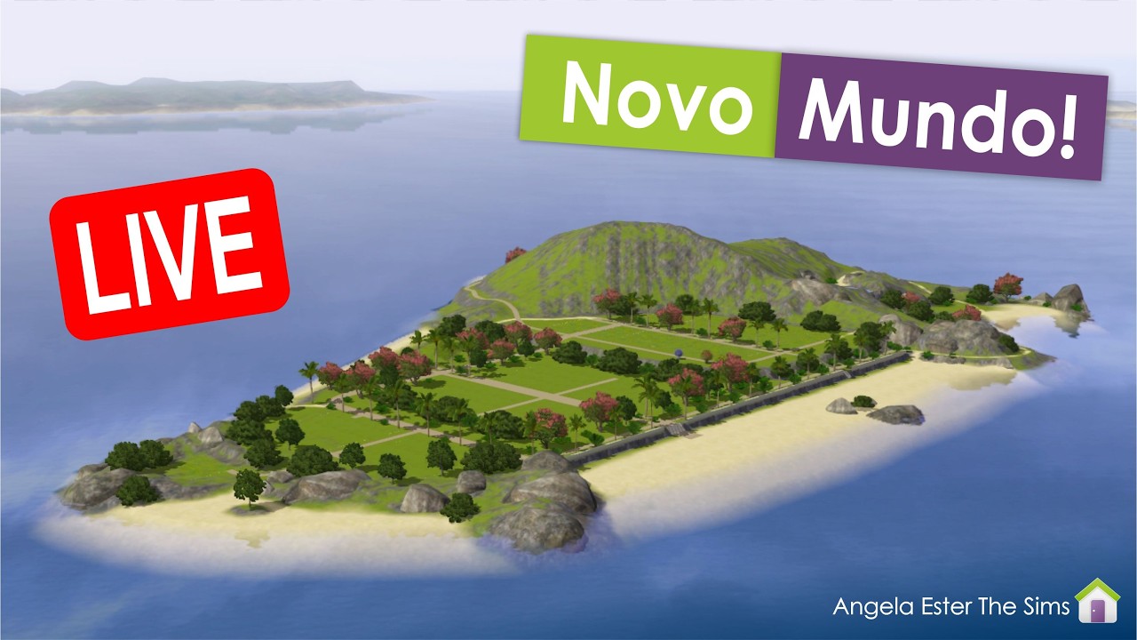 🔴LIVE CAW Novo Pequeno mundo The Sims 3