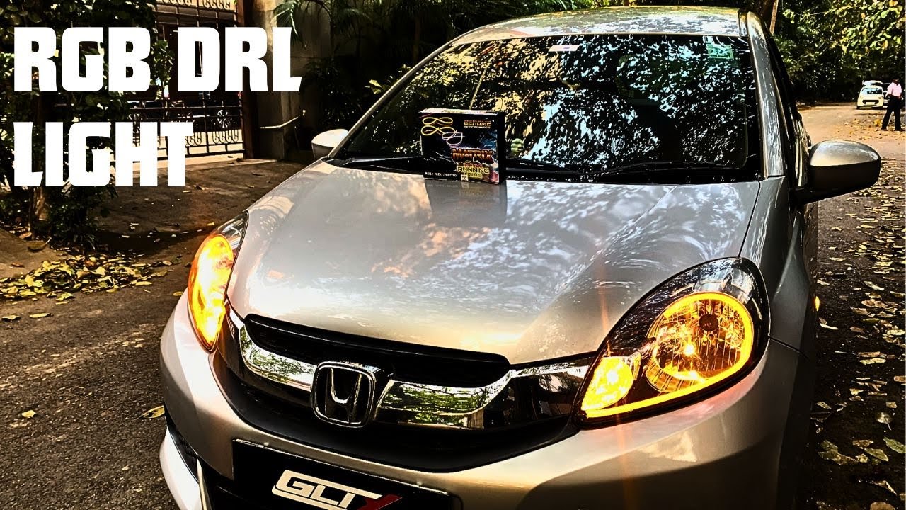 Honda Mobilio RGB DRL: Nighttime Transformation | Glix Custom Lights Installation & Review #car