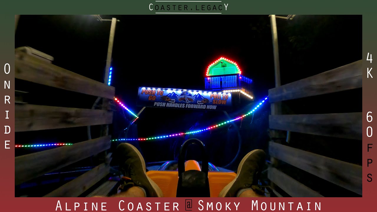 POV • Alpine Coaster @ Smoky Mountain Alpine Coaster | 4K @60fps