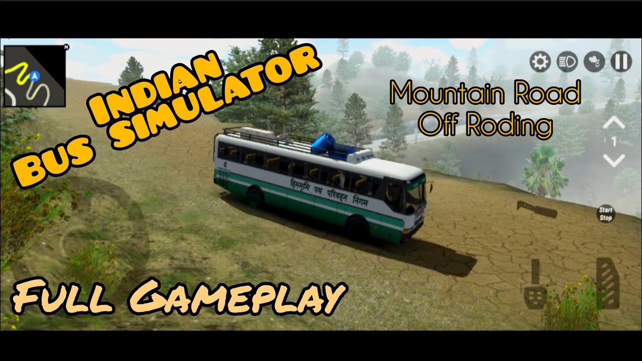 Mountain Ride| india Bus off' Roading #VBgaming#driving #busdrivingexperience #mountainswiev #games 