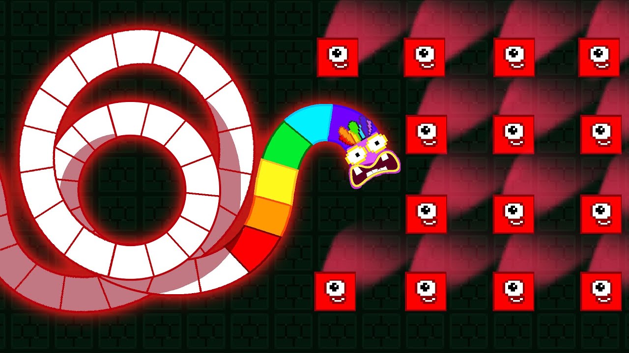 Number Snake New Phases 1-26 in Mario Maze Level Up | Game Animation