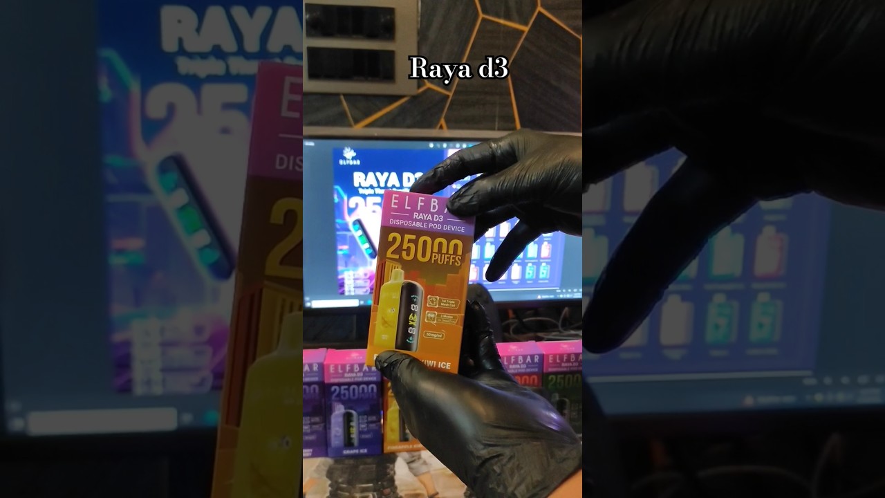 Unboxing my new raya d3 pineapple kiwi ice for first time #subscribe#like#share#shorts#youtubeshorts