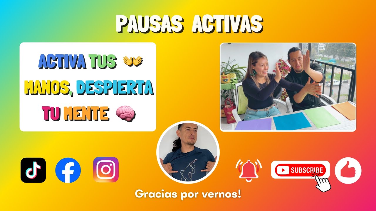 Pausa Activa de Coordinación y Memoria | Ejercicio en Escritorio con Papeles de Colores