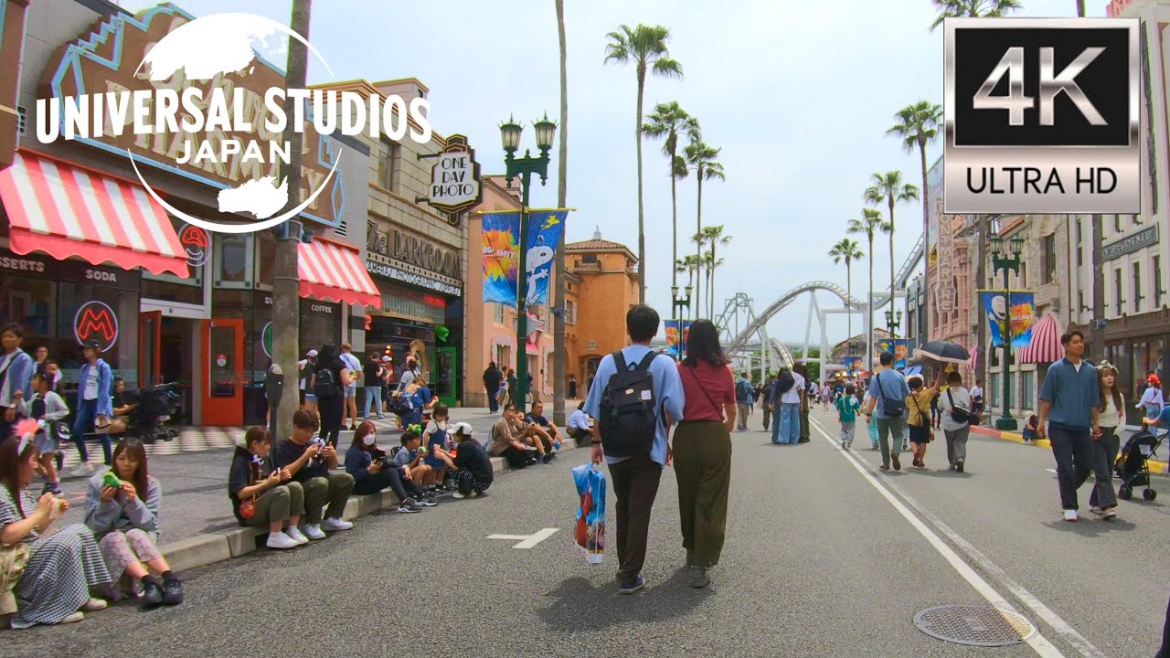 4K ユニバーサル・スタジオ・ジャパンを一周散歩 大阪 walking in Universal Studios Japan Osaka　2024.05