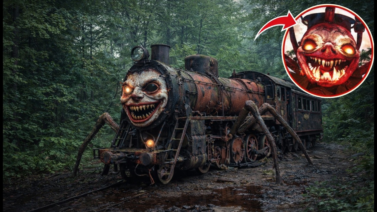 Starting & Test Driving Abandoned Choo Choo Charles Train in the Forest | POV Restart